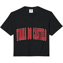 Portugal Portuguese Vacation Souvenirs Viana Do Castelo Comfort Colors Crop Top