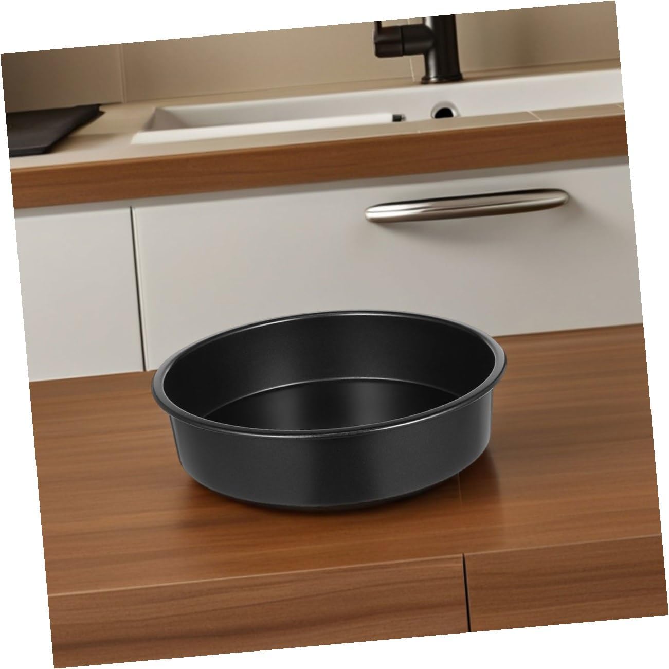 BESPORTBLE 3pcs 8 Inch Nonstick round Cake Mold Set with Solid Bottom, Oven-safe Baking Pans for Layer Cakes and Pastries, Home Baking Bakeware