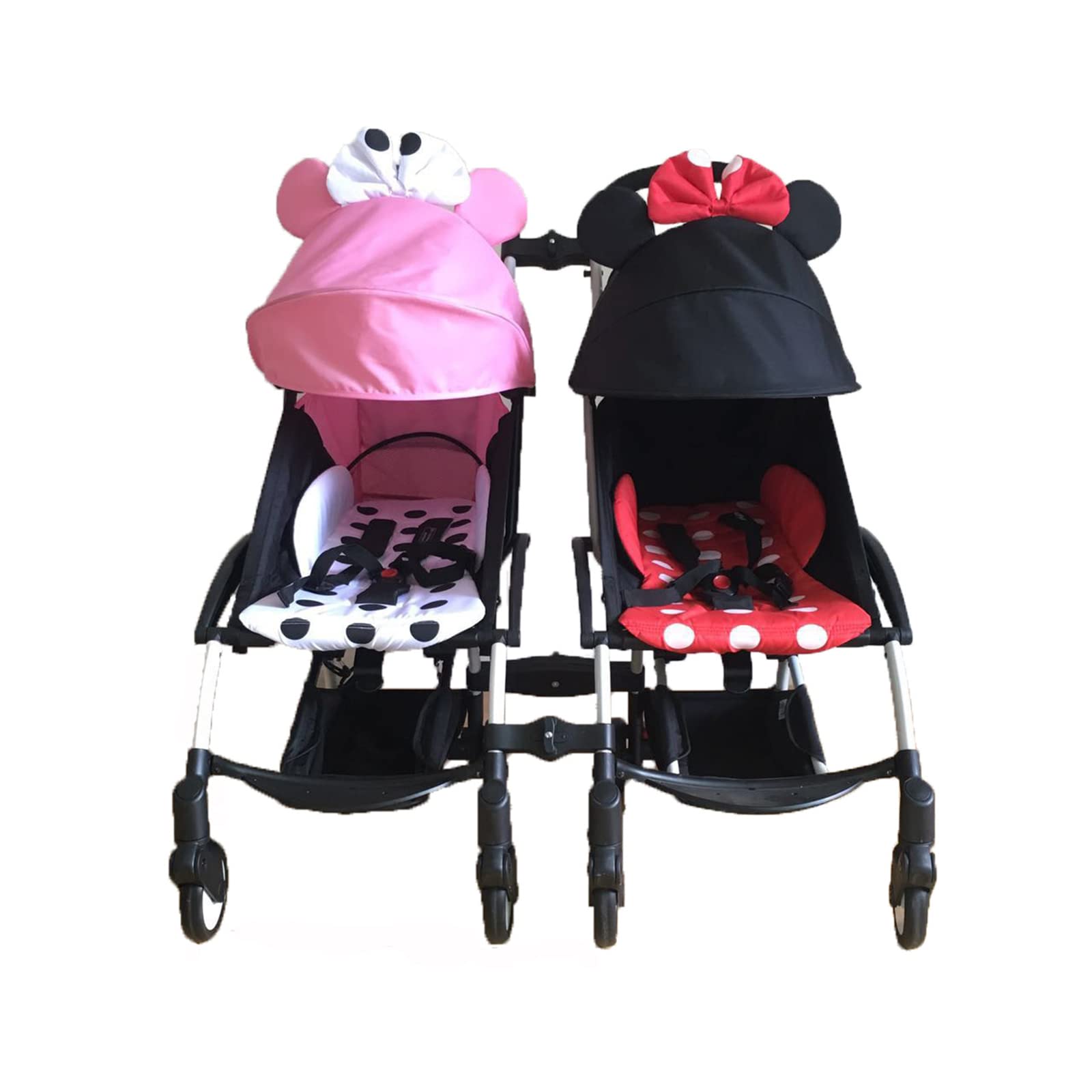 Petyoung 3 connettori per passeggino e carrozzina, con gancio a sgancio rapido, adatti per passeggini YOYO/Yoga/VOVO