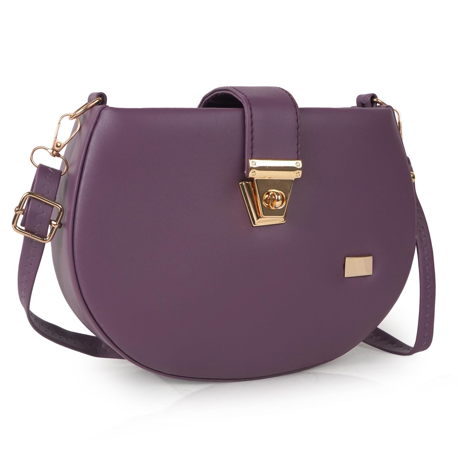 STARWINGS PU Synthetic Leather Cross body Womens sling travel Satchel Bag | Ladies Purse Handbag (Purple) (B0CXY399PS) Amazon Price History, Amazon Price Tracker