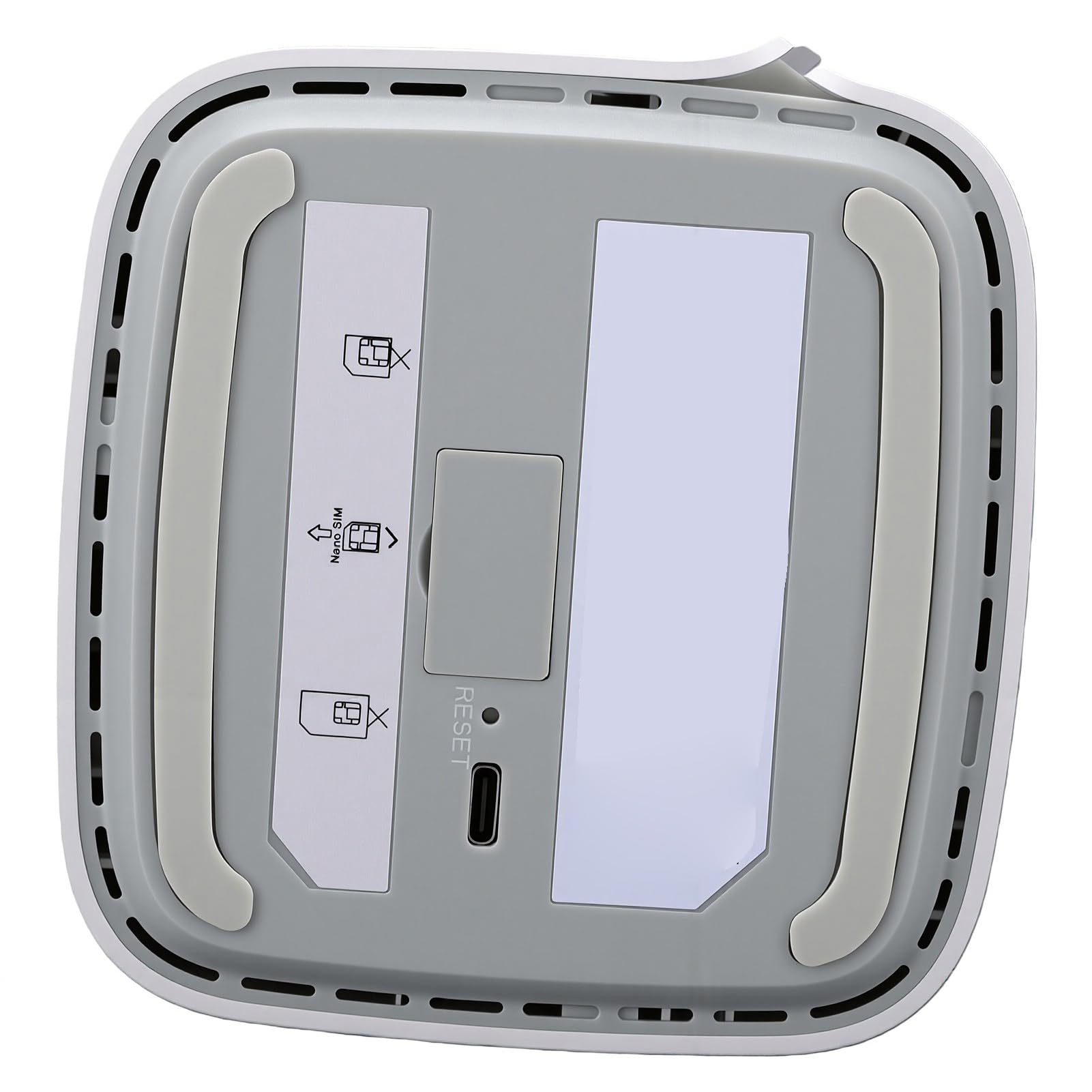 Dpofirs Router WiFi 6 5G, Fino a 100 Dispositivi (white) | Router Ad Alta velocità con Slot per Scheda SIM per Ufficio Domestico, Dual Band, Mesh Ready