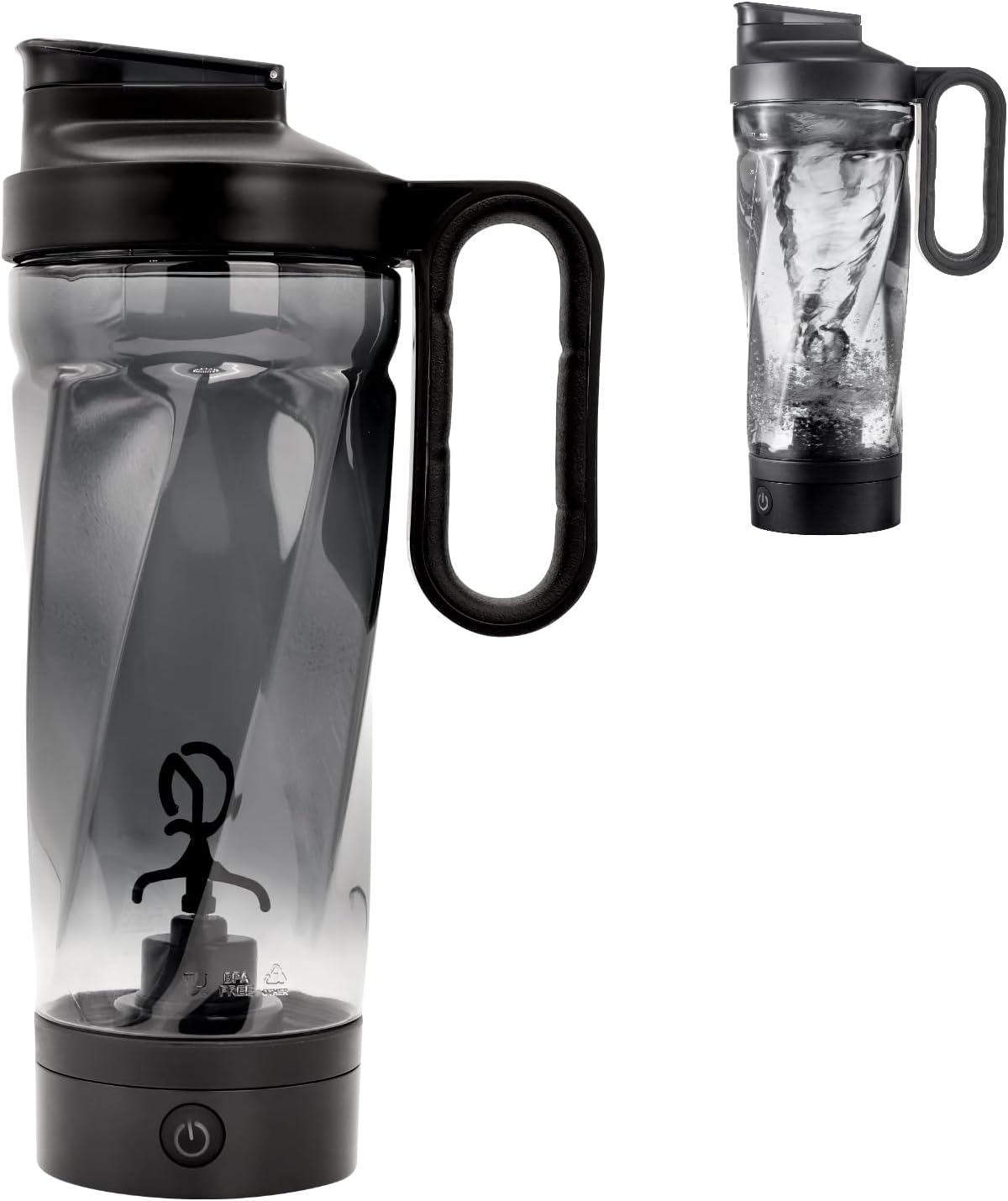 Electrical Protein Shaker Bottle, 34 oz Blender Bottles For Protein Mixes, | Tritan | BPA Free| Transportable Mixer Cup, Rechargeable Shake Cups And Meal Alternative Shakes(Black)