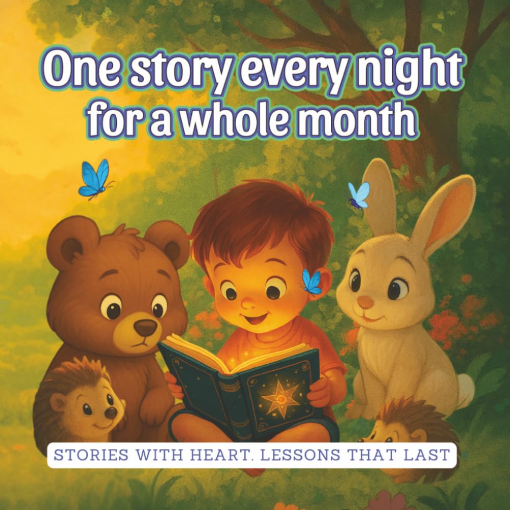 One story every night for a whole month: One story every night for a whole month Stories with Heart. Lessons that Last.