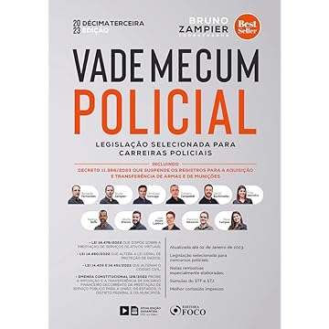 Capa do livro Vade Mecum Policial - Legislação Selecionada Para Carreiras Policiais - 13 ª Ed - 2023