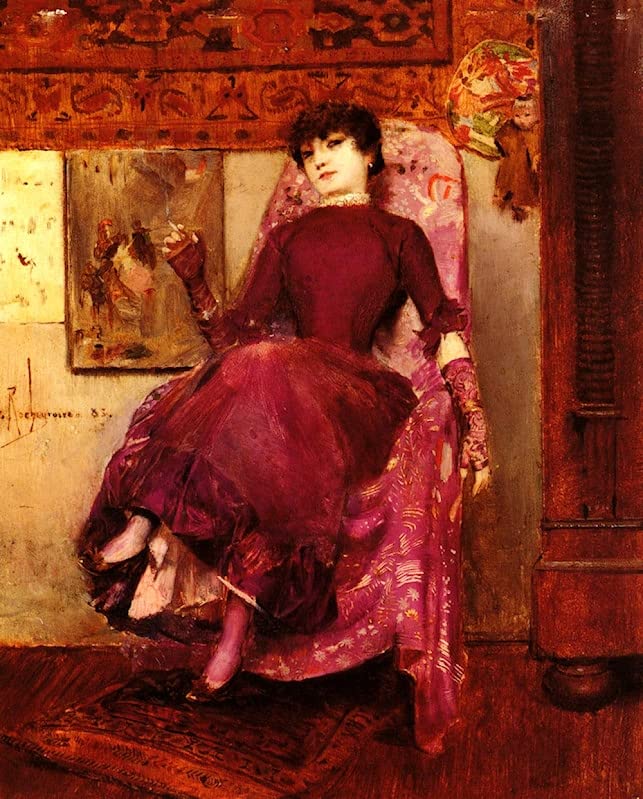 Lienzo decorativo de Georges Antoine Rochegrosse para paredes de hogar