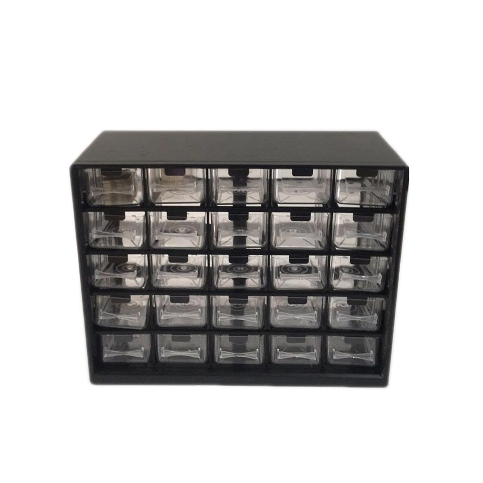 Contenitore per attrezzi verticale espandibile con 25 sezioni personalizzabili, in ABS trasparente per l'uso in officina, organizer per articoli da ufficio