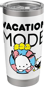 Pochacco Vacation Mode Stainless Steel Insulated Tumbler