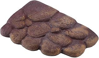 Zerodis Resin Turtle Magnetic Basking Floating Island Basking Ramp Turtle Climb Stone Aquarium Landscape Ornament Habitat Decor for Semi Aquatic Animals(NS-79)