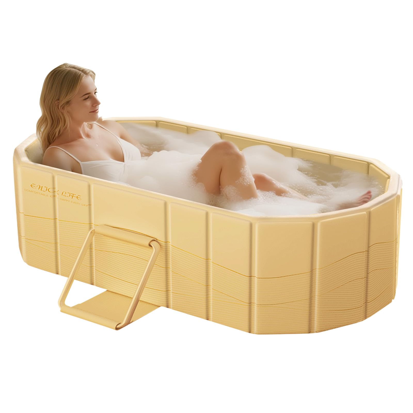 Petite salle de bain ? Découvrez la baignoire pliable portable sans installation requise