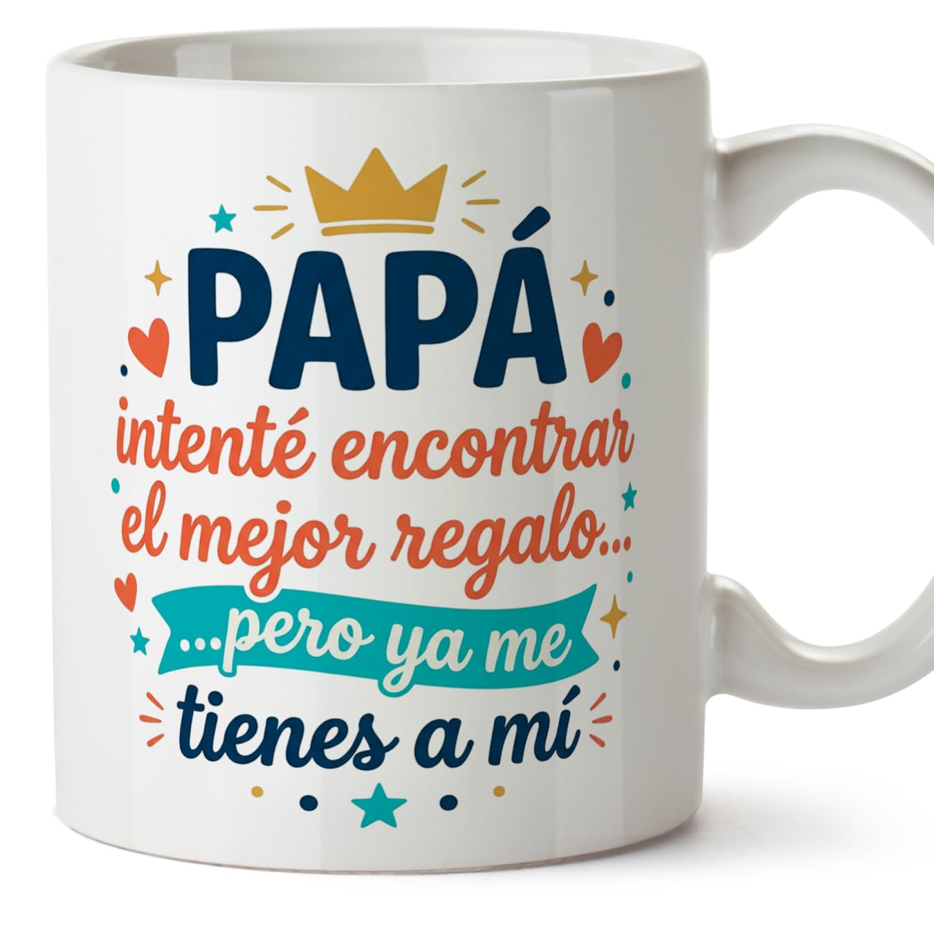 MUGFFINS Taza mamá con frase Para la mejor mamá del mundo en Español | regalo madre | 330 Ml 11 oz | Idea original para regalar | progenitores v3 — view 24