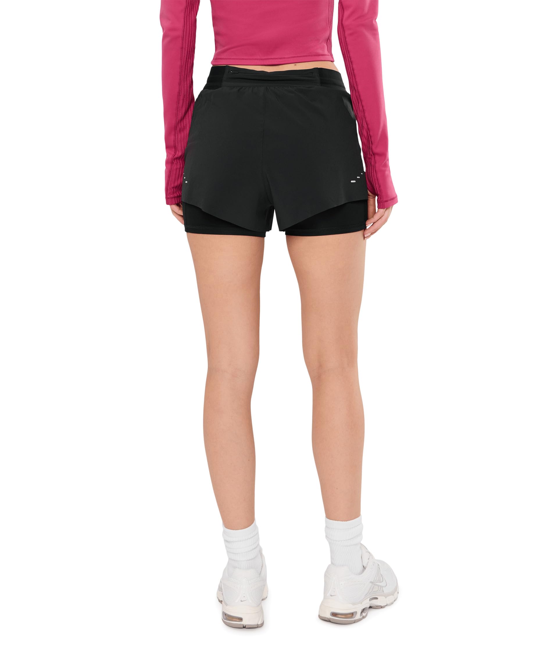Nike Nike Swift Dri-fit 2-in-1-laufshorts Mit Mittelhohem Taillenbund Für Damen - Dri-FIT Short de Course 2 en 1 avec Taille Moyenne pour Femme - Course - Femme