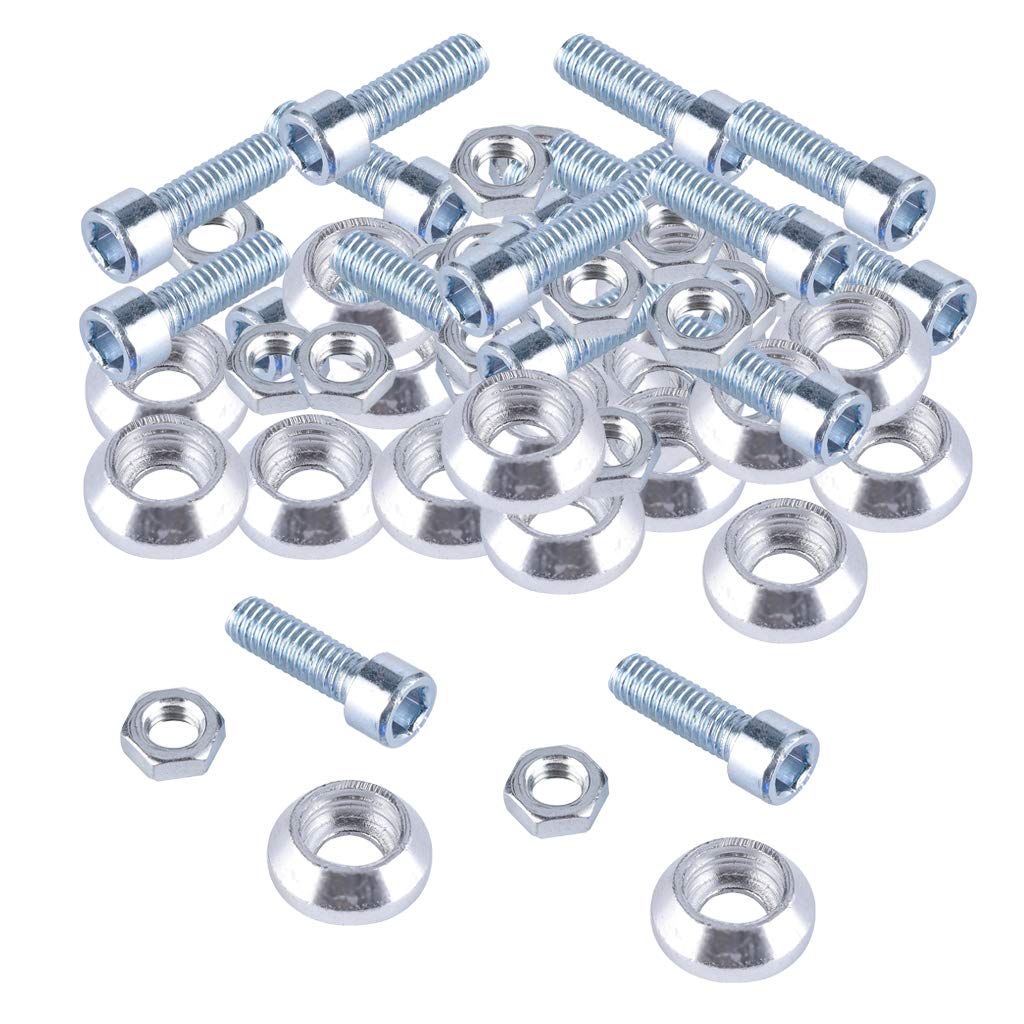 Tornillos arandela parachoques pernos motor kit matricula aluminio mantenimiento 8