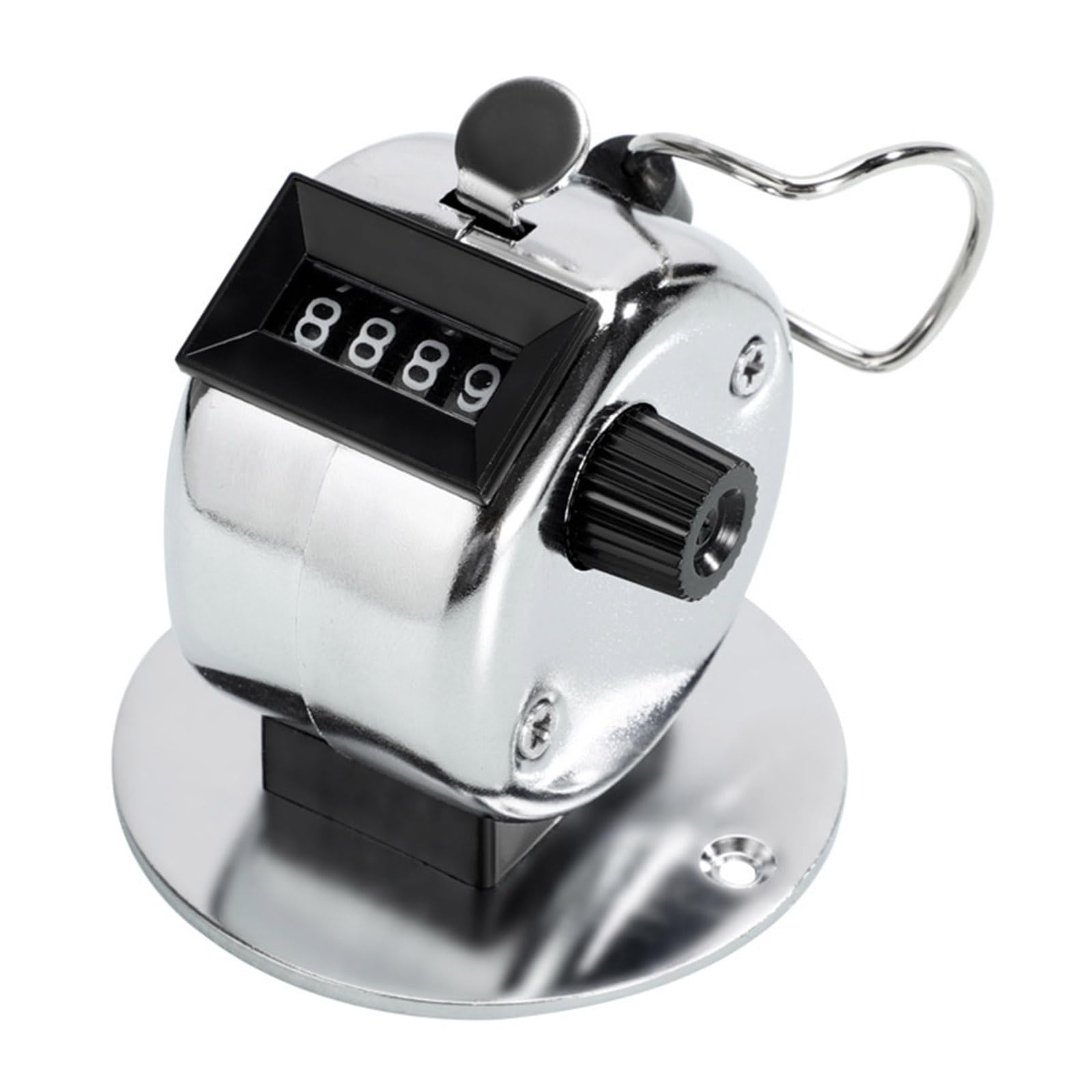 Metal Handheld Tallies Counter 4-Digit Number Count Clickers Counter Mechanical Counters Clickers Pitches for Coaching Counting Device