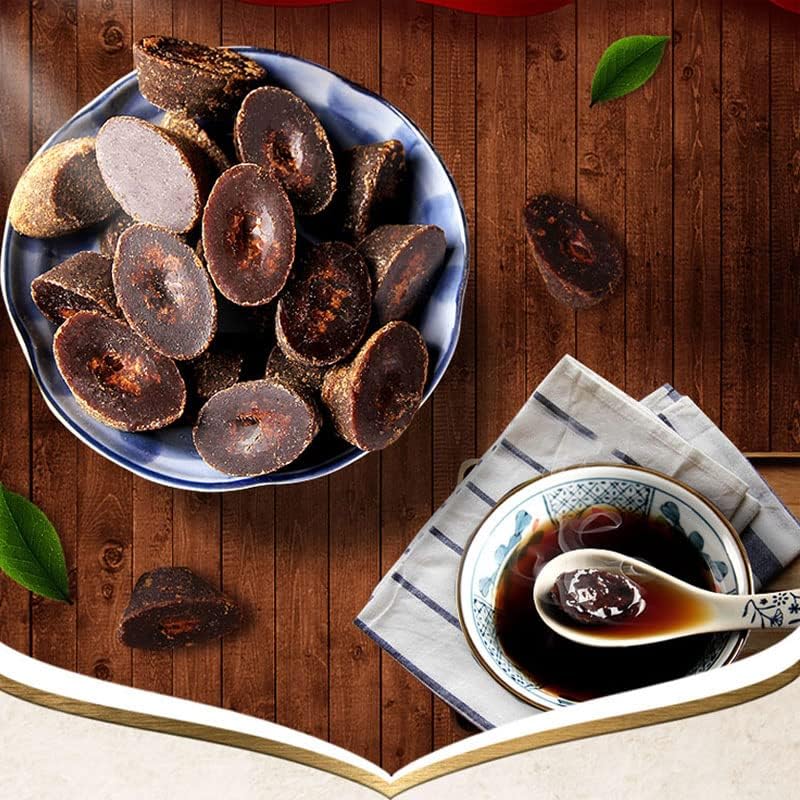 Miniatura 3 de Azúcar negro de 8.81 oz Cubos de azúcar negro tradicional chino Yuanbao - Hecho a mano pura caña de azúcar cruda Azúcares negros oscuros 8.82 oz