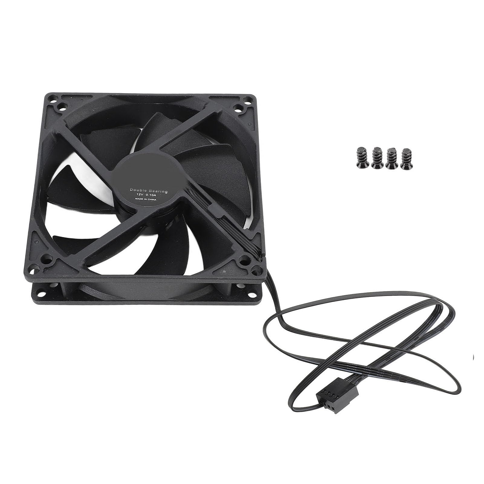 Ventola di Raffreddamento Ad Alte Prestazioni, Ventola per Case del Computer PWM da 100 Mm, Sostituzione a Ventola di Raffreddamento per PC Silenziosa Ad Alta velocità da