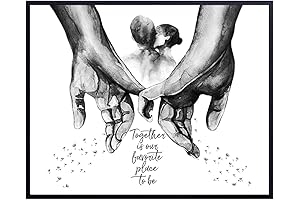 We Are A Team Couple Wall Art