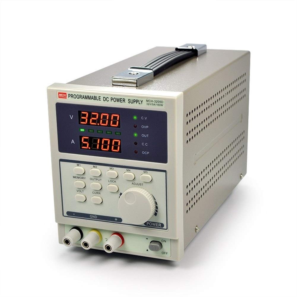 MCH3205D Fuente de alimentación de CC estabilizada programable Pantalla de cuatro dígitos Fuente de alimentación de CC lineal Para laboratorios y escuelas