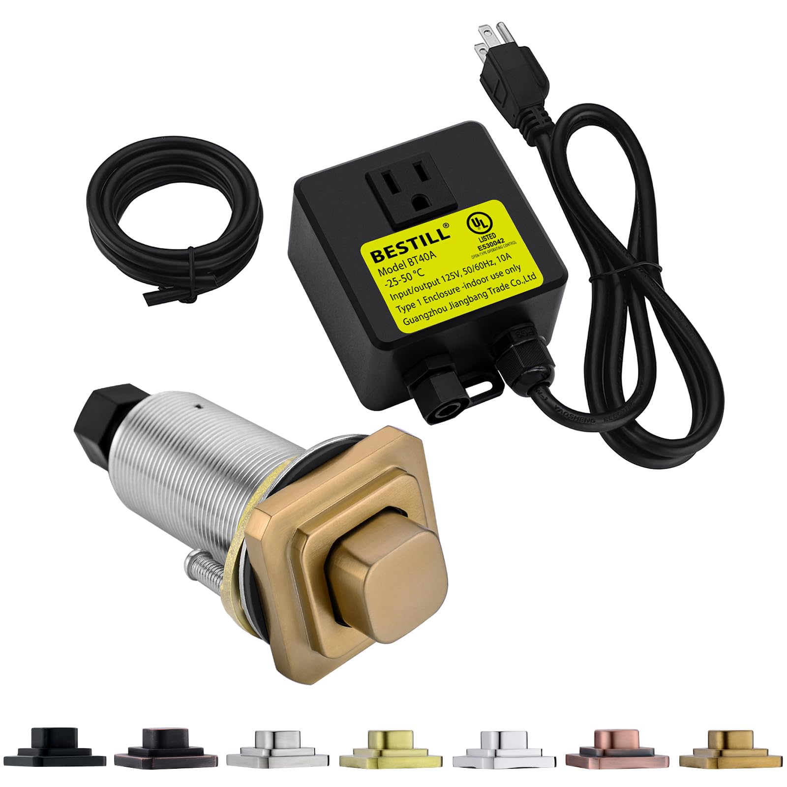 BESTILL Sink Top Garbage Disposal Air Switch Kit