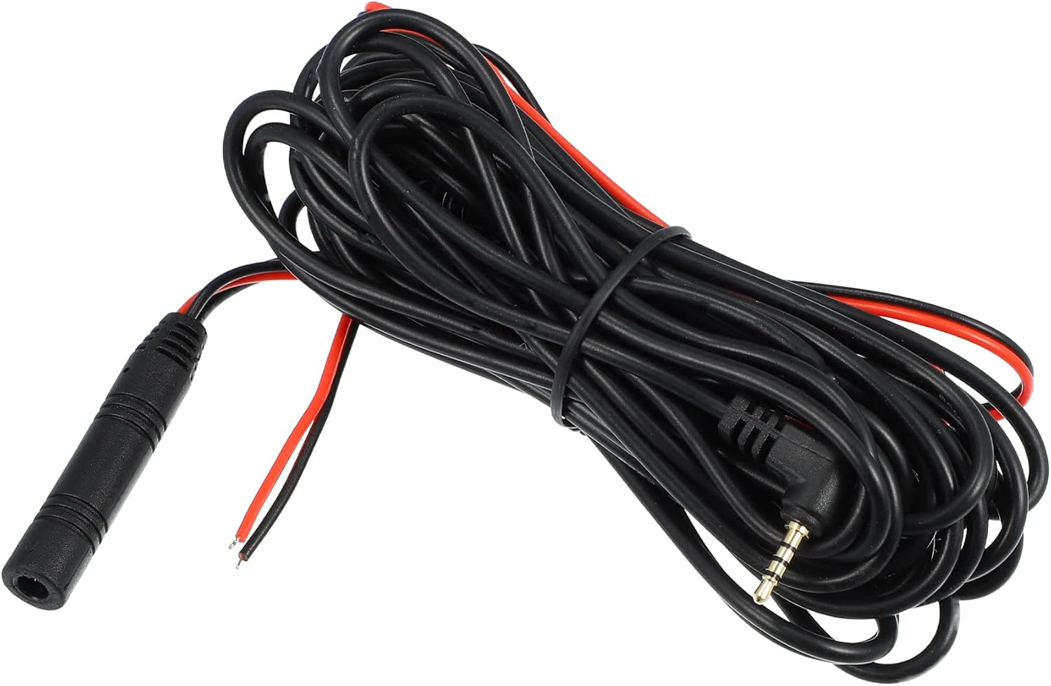 X AUTOHAUX 4 Pin 19.69ft 6m Car Backup Camera Extension