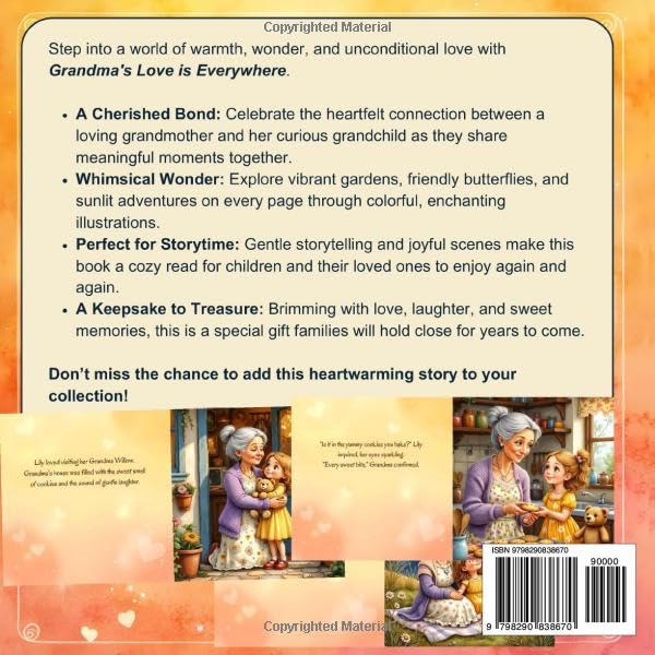Grandma's Love is Everywhere: A Heartwarming Keepsake Celebrating the Bond Between Grandmothers and Grandchildren (Heartwarming Grandparent Gift Books) - Image 2