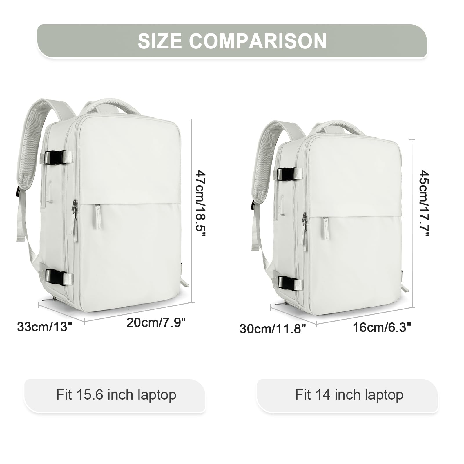 Zaino Bagaglio a Mano Ryanair 40x20x25 Zaino Aereo Borse da Cabina per Easyjet 45x36x20 Zaino da Viaggio donna con porta ricarica USB, Borsa da Viaggio aereo Zaino Computer Impermeabile Casual Daypack