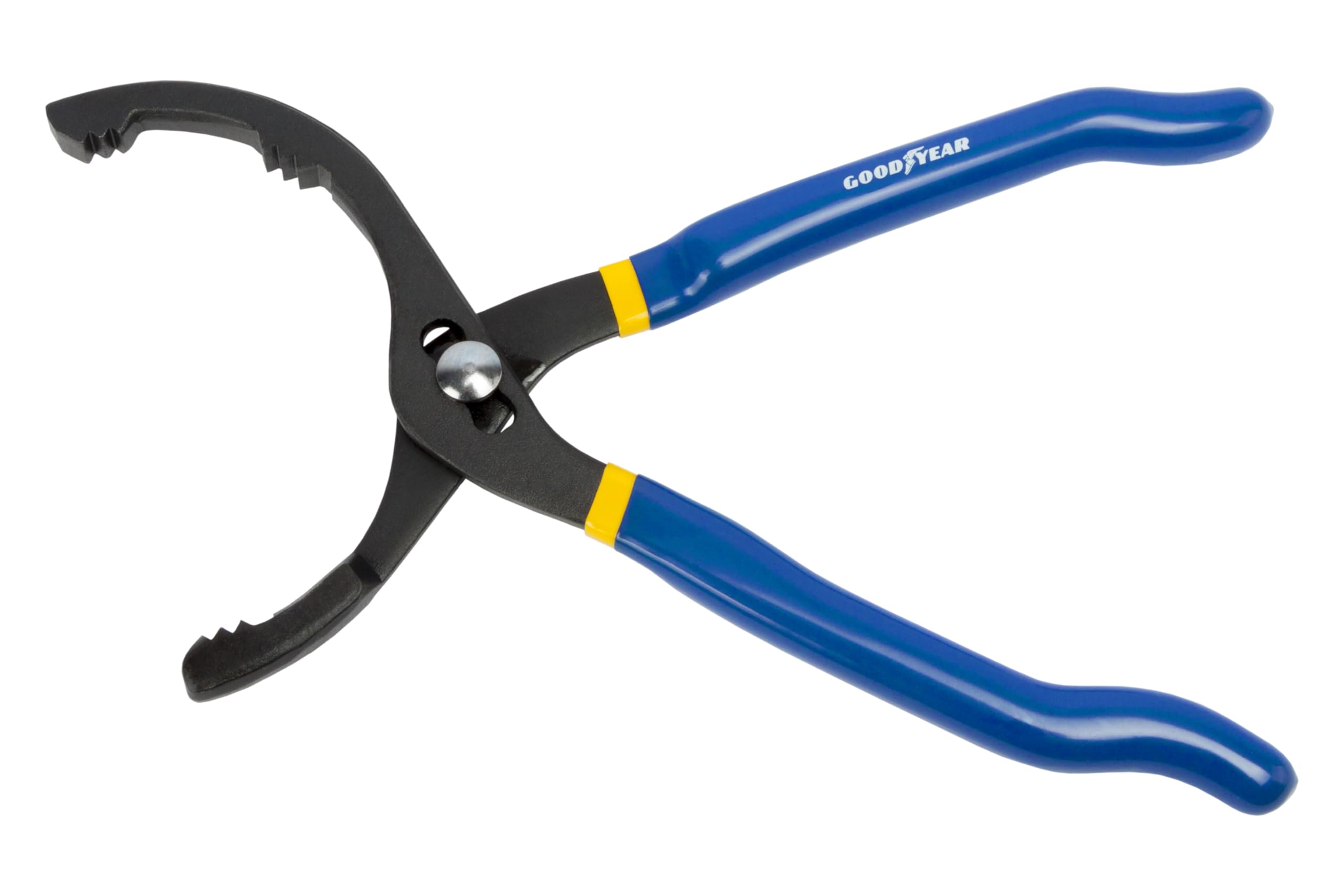Goodyear Chiave per filtri olio da 60 a 114,3 mm / da 2,36“ a 4,5”. Strumento perfetto per la sostituzione dei filtri dell'olio. Con impugnatura antiscivolo.
