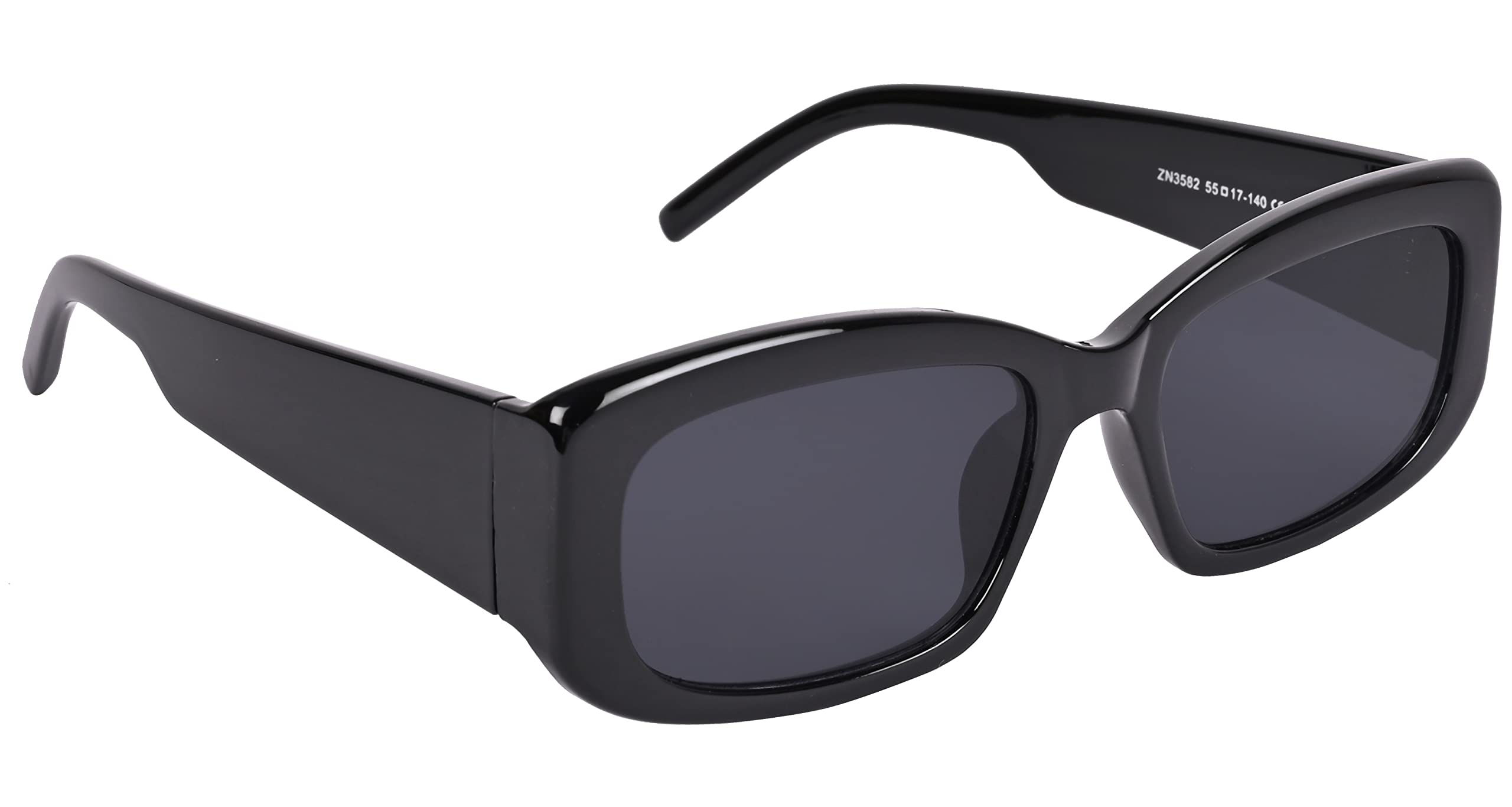 NuVew® UV Protected Retro Rectangular Sunglasses for Men & Women (NW-3582-32)