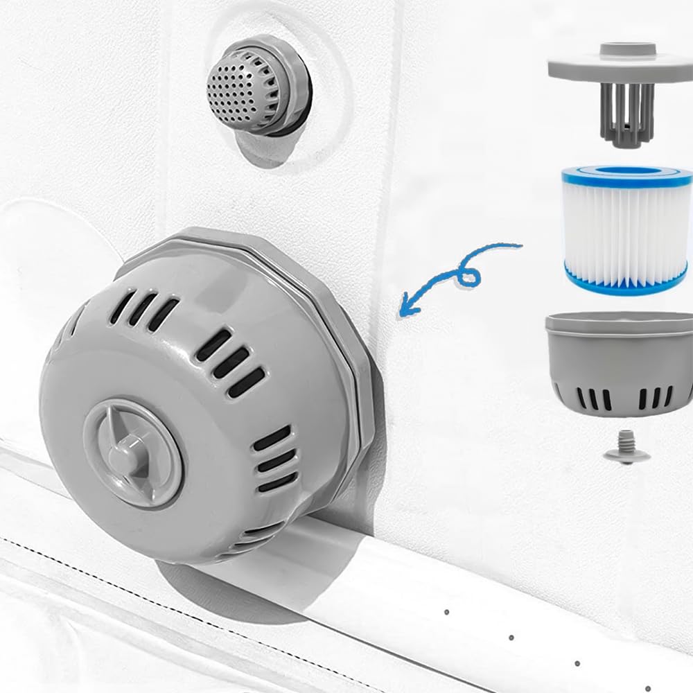 Namvo Uchwyt filtra do czyszczenia basenu najlepszy zestaw do konserwacji i higieny do obudowy filtra Lay Z Spa i modeli wanny z hydromasażem Bestway