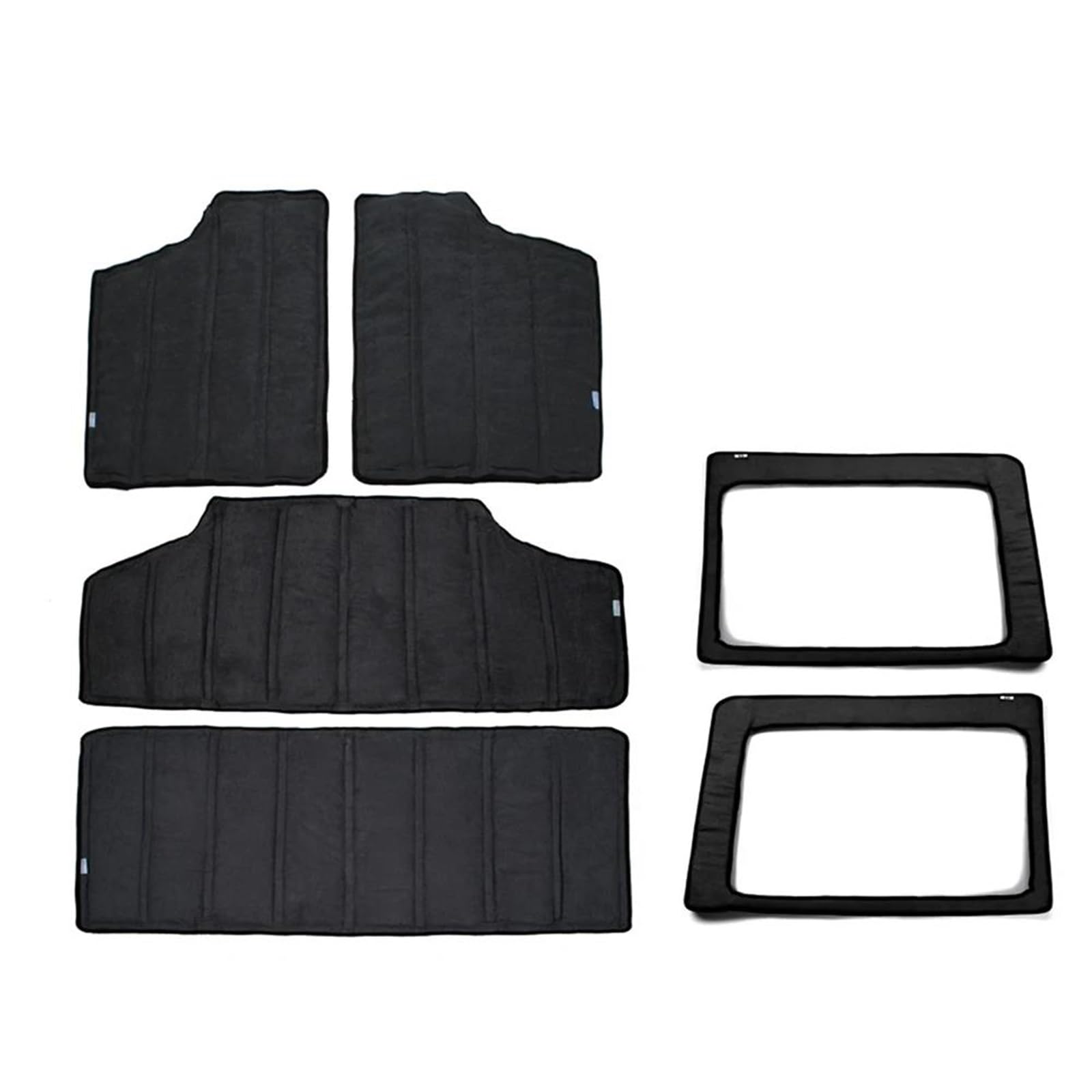 Coussinet D'isolation Thermique Pour Jeep Pour Wrangler JK 4 Portes 2012-2017 Voiture Hardtop Fenêtre Arrière Plafond Toit Isolation Thermique Coton Kits