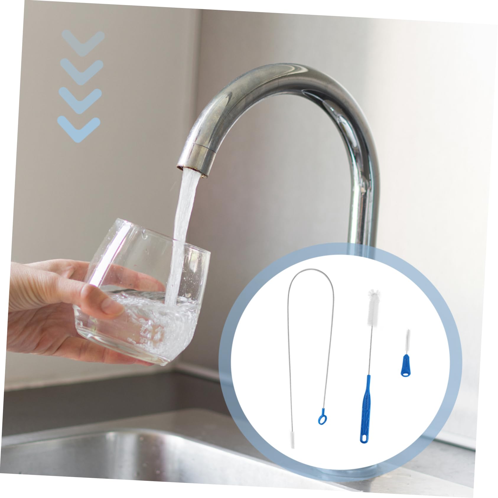 Baluue 9stücke Teiliges Set Flaschenbürsten Und Rohreinigungsbürsten Für Flaschen Und Rohre Praktische Reinigungswerkzeuge Für Zuhause Farbe Zufällig