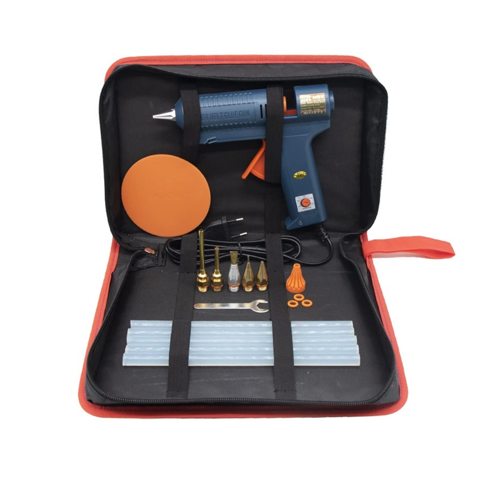 Zestaw pistoletu do klejenia na gorąco 150W pistolet do klejenia na gorąco regulowana temperatura pistolet do klejenia na gorąco do 11mm klej w sztyfcie strona główna naprawa diy narzędzia ręczne pist