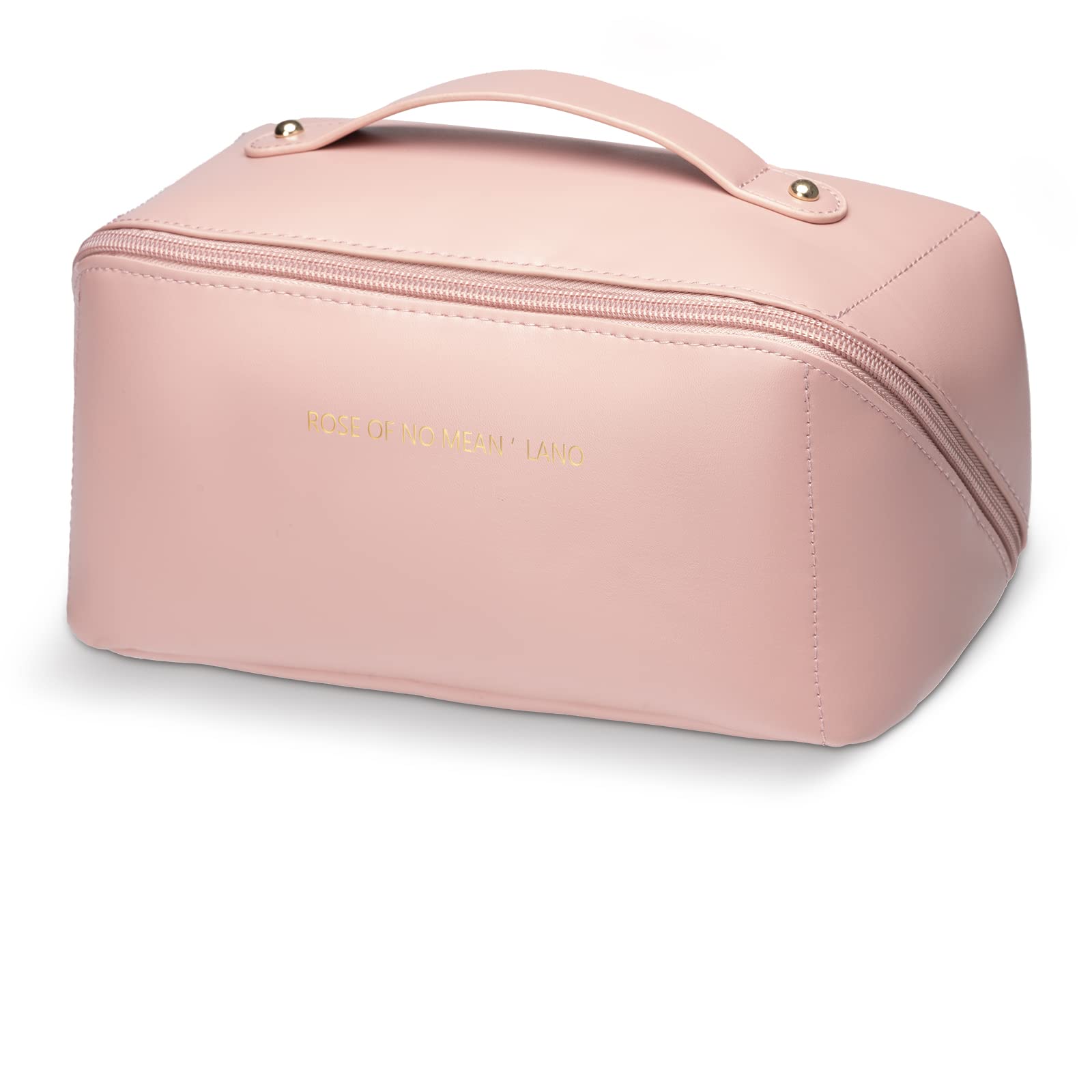 OrgaWise Bolsa Cosmeticos Viaje Gran Capacidad Bolsa para Maquillaje de PU Impermeable Tener Traje de Manicura Gratuito