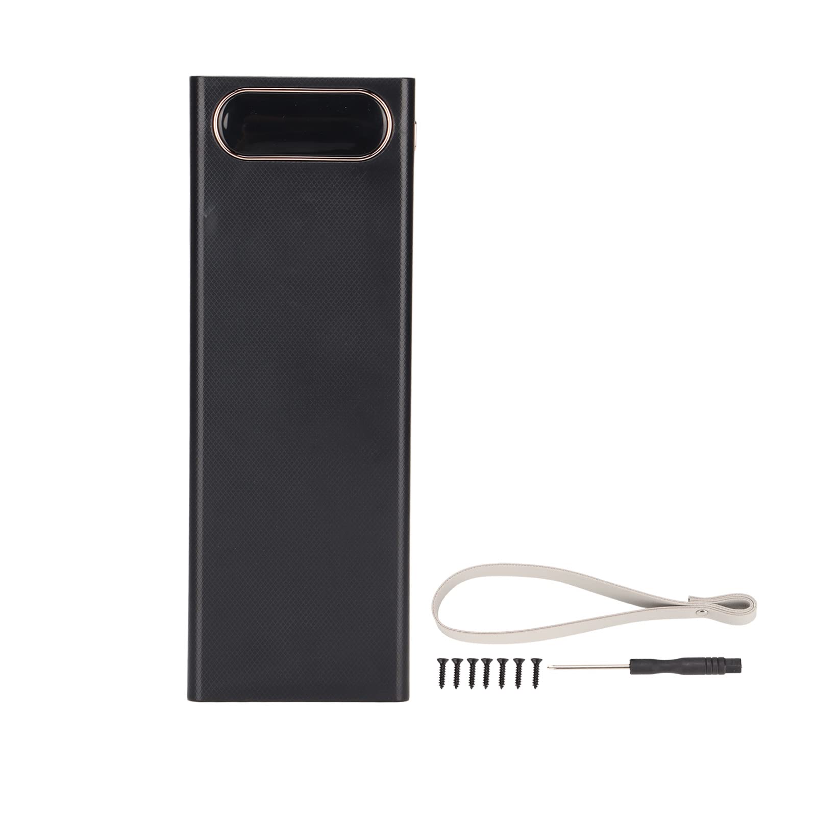 18650 Battery Charger, Dual USB Output Portable Charger Wide Application Accurate for Mobile Phone(Black)-image-11