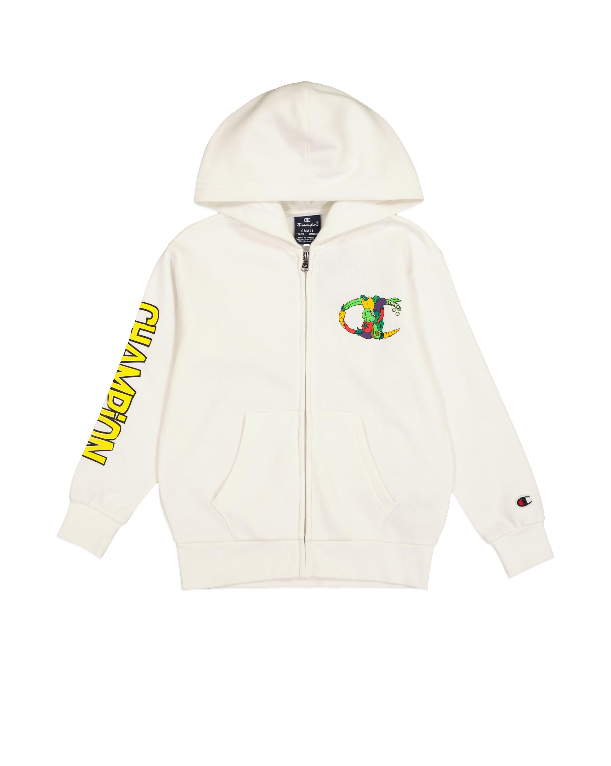 Sweat à capuche garçon en polyfleece ultra-doux compact Champion Legacy 306910