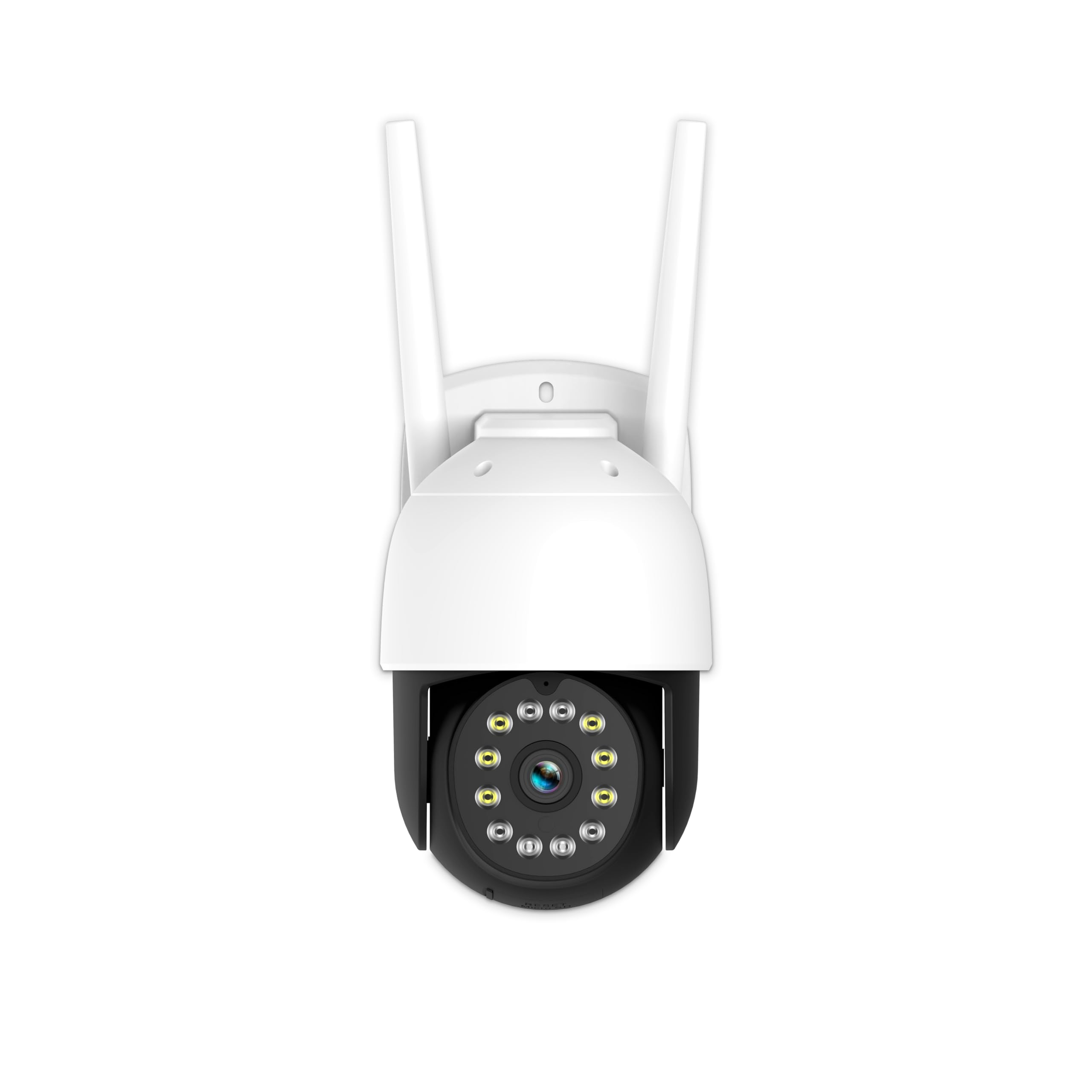 ATLANTIS Zewnętrzna bezprzewodowa kamera Wi-Fi 2K, 4 Mpiksele Full HD i sup: 2560 x 1440 lub 1920 x 1080 przy 25 fps, motoryzacja, IP64, 6 IR i 6 białych diod LED w odległości 12 m, mikrofon, darmowa