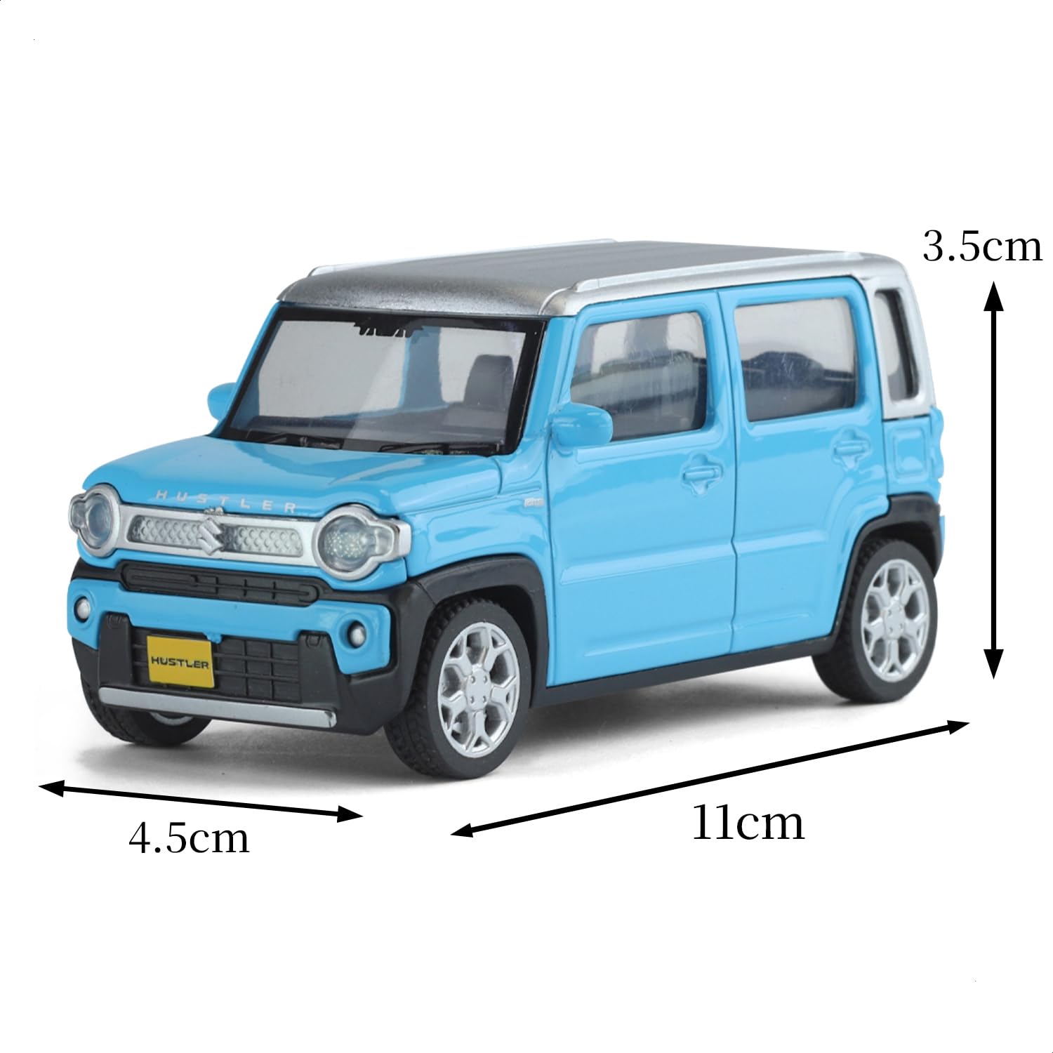 【 全国送料無料 】フルコンプ9台 ディーラー特注 ハスラー ミニカー ケース付 Amazon | Heimanba 1/32 スズキハスラー 2020 ／ ミニカー ダイ