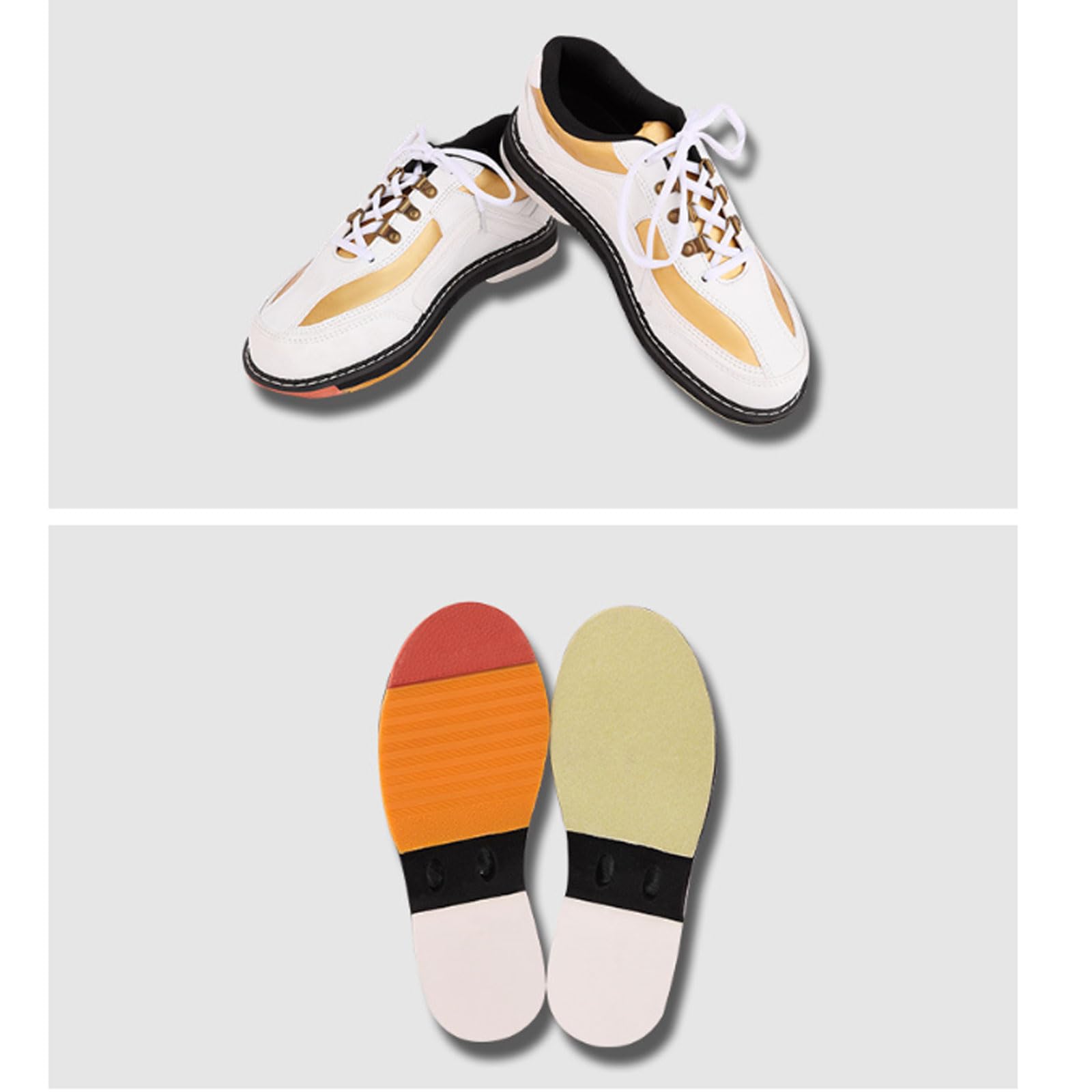 Scarpe da Bowling Uomo,Scarpe da Bowling Donna,Scarpe da Bowling per Adulti,Lightweight Bowling Athletic Sneakers,Scarpe da Passeggio Casual in Pelle,Scarpe Sportive Moderne per Uomini Donne