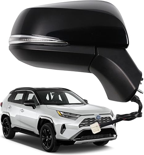 Miniatura 1 de Espejo lateral para RAV4 2022 2023, espejo de puerta de automóvil para Toyota RAV4 2019 2020 2021 lado derecho del pasajero  Potencia  Calefacción