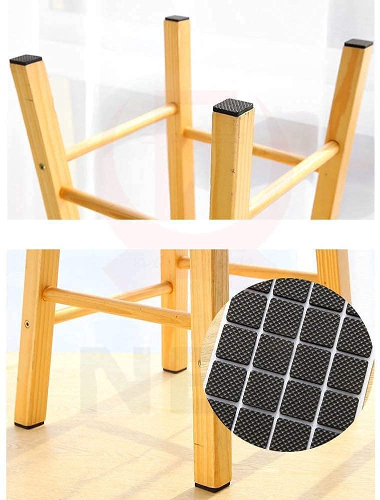 Prostuff. In 32 Pcs Square Self-Adhesive Furniture Pads for Sofa, Chair, Drawers Cupboards Noise Insulation for Floor Black Color 2