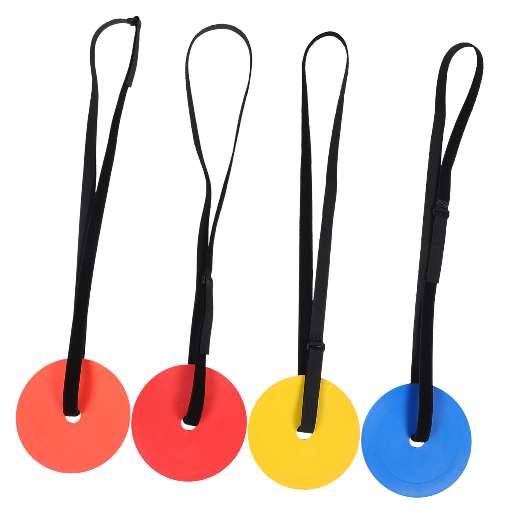 BCOATH 4pcs TPE Material Hanging Football Target Cone Soccer Target Net for Skill Development