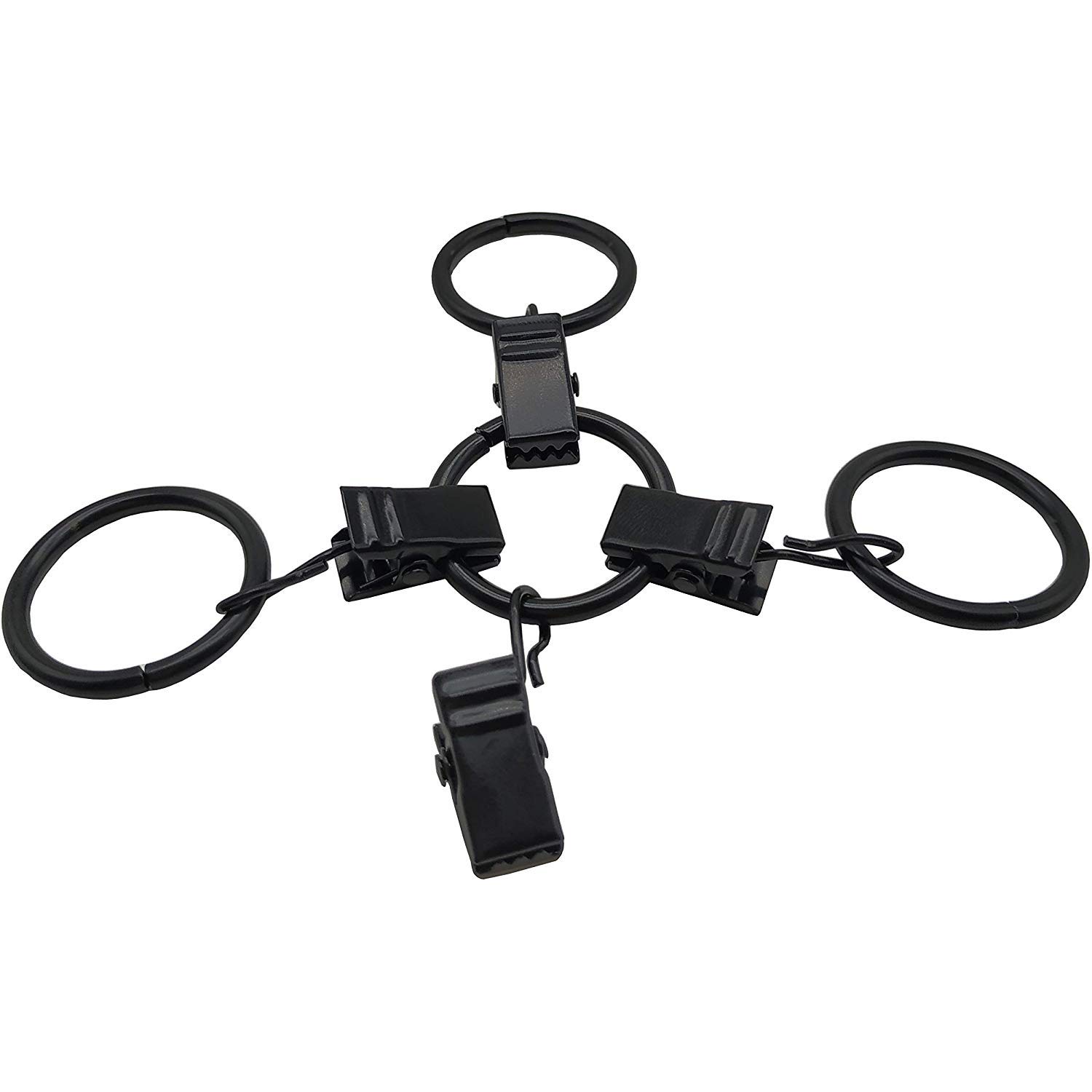 42 Pz Anelli per Tende con Clip, 32mm Anelli per Tende con Ganci