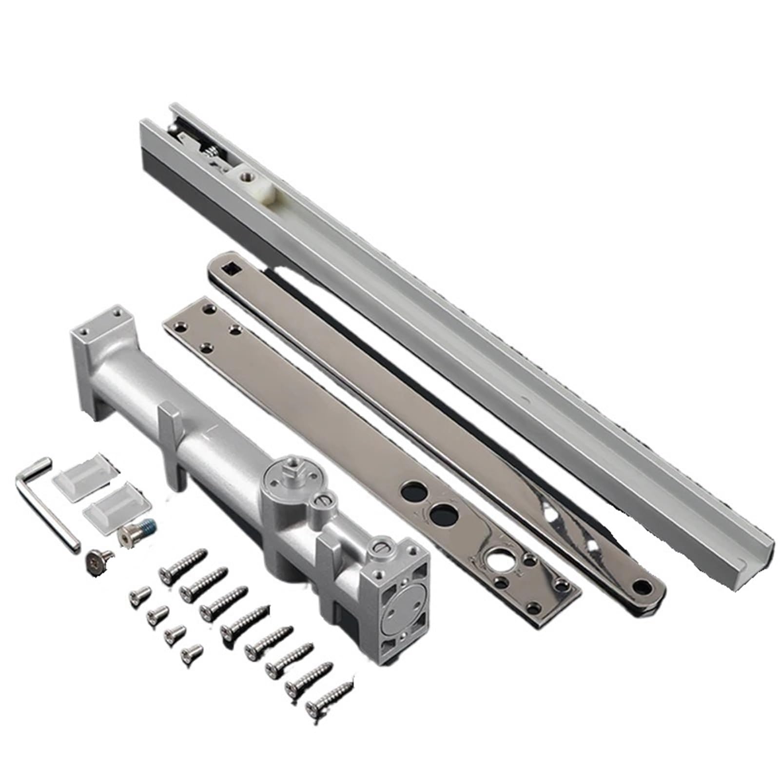 2 uds amortiguador hidráulico cierre de puerta automático 60KG a 80KG equipo velocidad ajustable herrajes suave silencioso Para Puerta