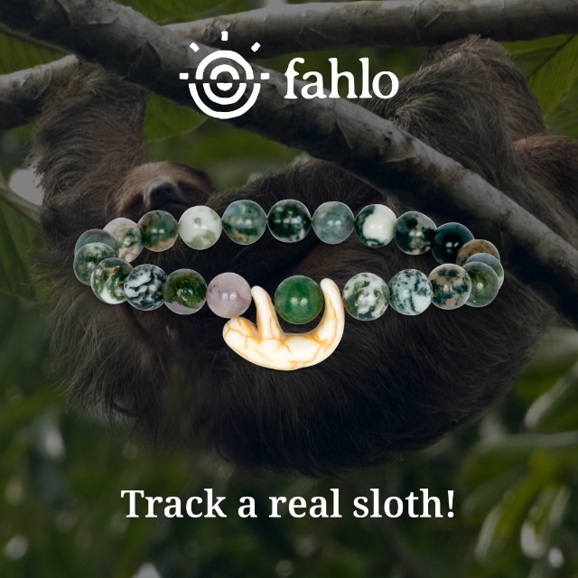 Fahlo Pulsera De Seguimiento De Elefantes, Elástica, Soporta Save The Elephants, Talla única Para Hombres Y Mujeres, Talla única, Piedra, No Es Una Piedra Preciosa