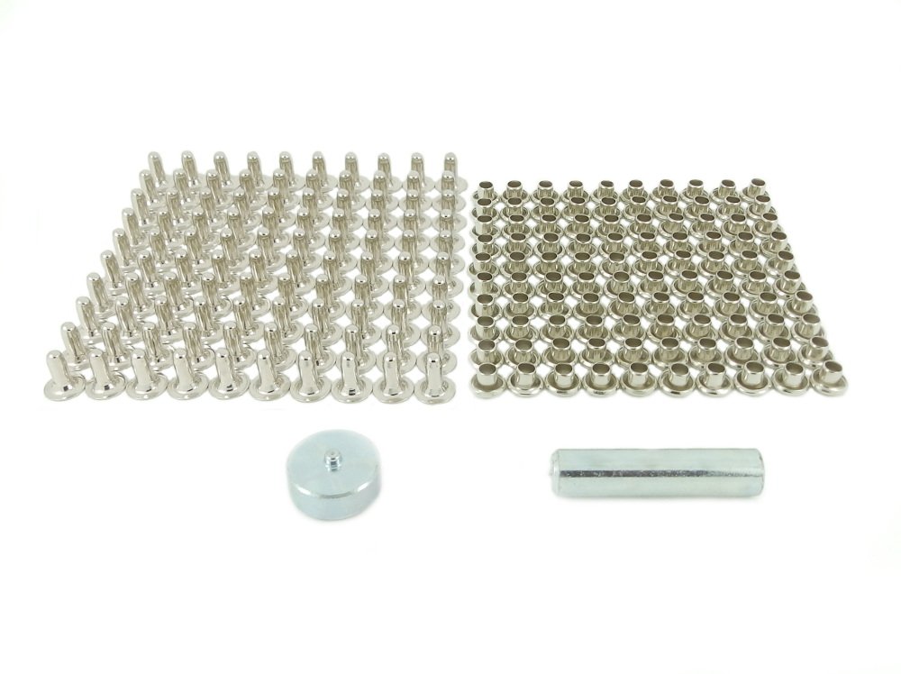 Rivet kit laiton nickelé BP 504–7-9 fini les fixations qui rouillent