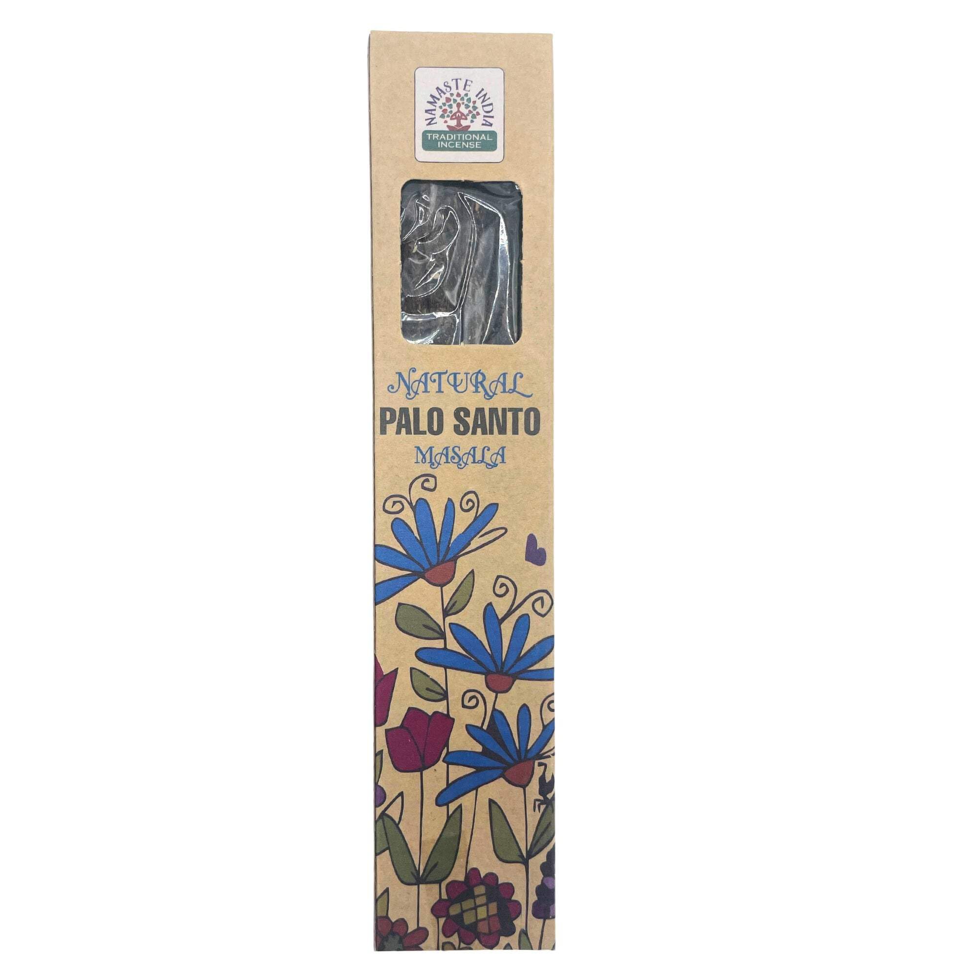 Natural Botanical Masala - Palo Santo Backflow Incense Sticks
