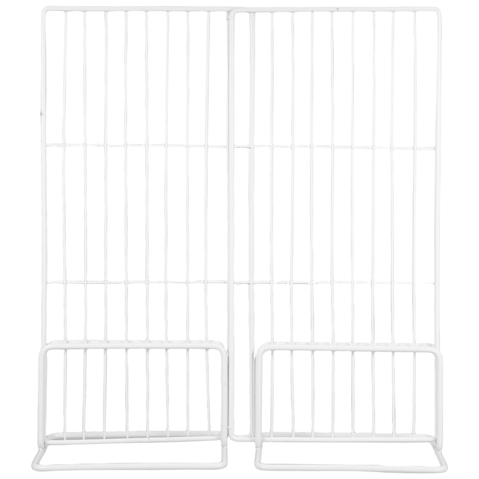 FUOYLOO Kühlschrank Trennwand Kunststoff Ausziehbar 32 34Cm X 36cm Gefrierschrank Organizer für Gittertrenner Supermarkt Eisverkauf