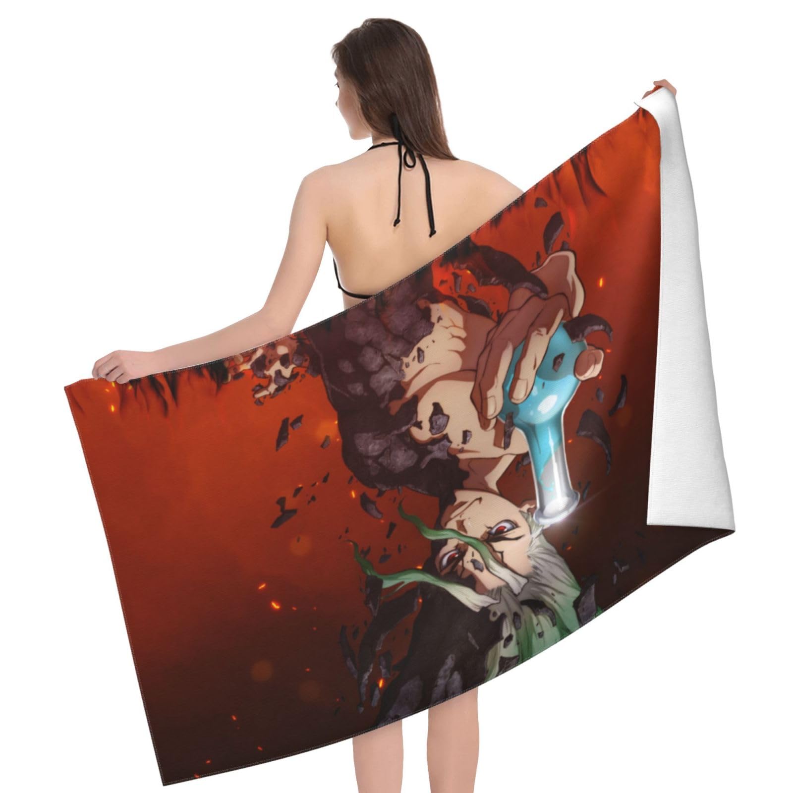 ドクターストーン　コハク　バスタオル Dr.STONE_スポーツタオル コハク | 公式グッズ・公式ライセンス商品