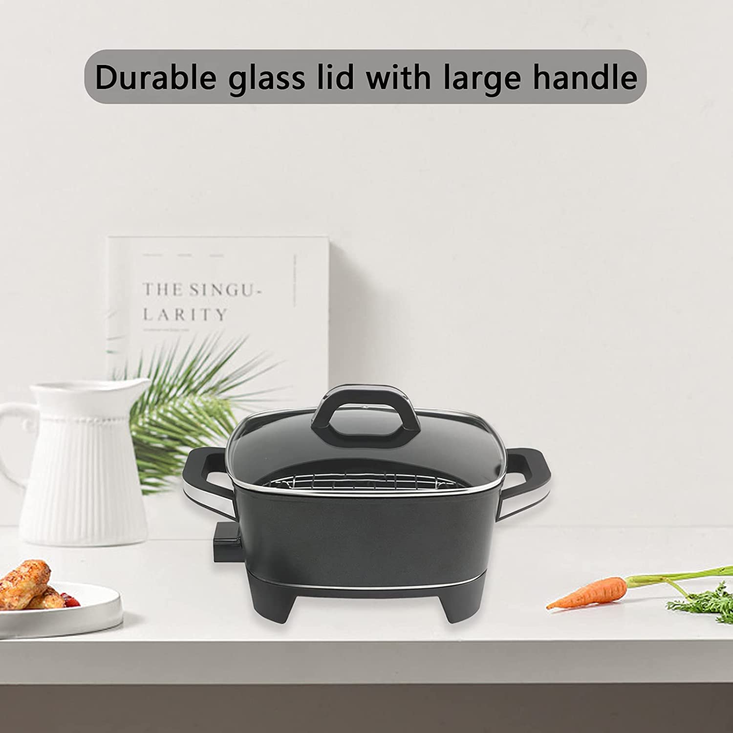 NonStick Extra Deep Electric Skillet - 12