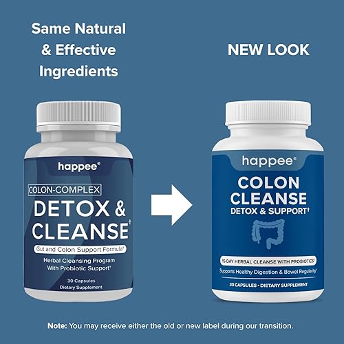 Miniatura 8 de Limpiador de colon y desintoxicación para apoyo a la pérdida de peso, pastillas de limpieza de colon de 15 días y probióticos de apoyo intestinal