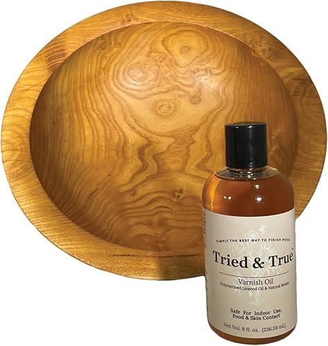 Miniatura 2 de Tried & True Superior - Aceite de barniz con acabado y sellador de madera, 8 onzas, resina de pino natural y aceite de linaza, ideal para muebles de